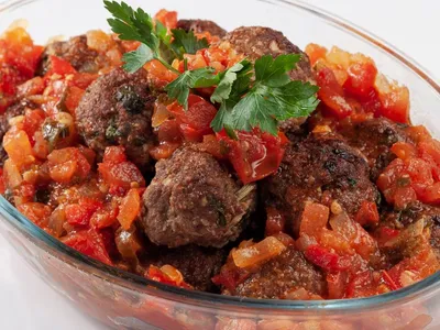 Soutzoukakia Smyrneika: Greek Meatballs in Tomato-Cumin Sauce
