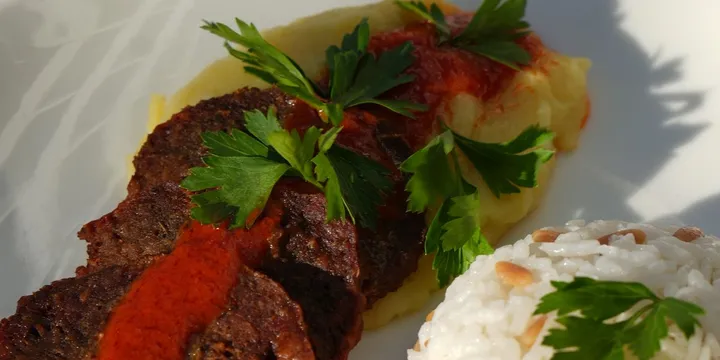 Izmir Kofte: Turkish Meatballs with Potatoes in Tomato Sauce