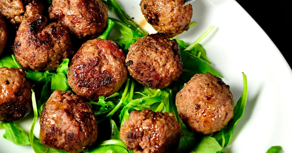 Mongolian Meatballs (Sticky Soy Glaze, 30 Minutes)
