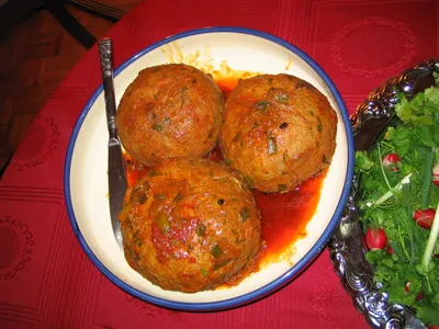 Gondi Recipe: Persian Jewish Chickpea Meatballs in Golden Broth