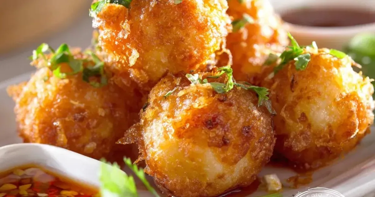 How to Make Chinese Shrimp Balls (Dim Sum Fried Shrimp Balls)