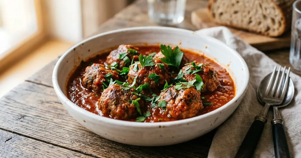 How to Make Slovak Meatballs in Tomato Sauce