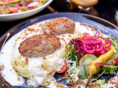 Turkish Yogurt Meatballs (Terbiyeli Köfte) in Lemon Sauce